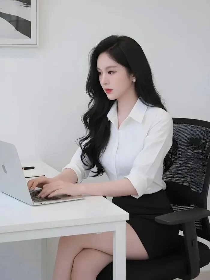 ảnh gái xinh công sở đẹp trang nhã