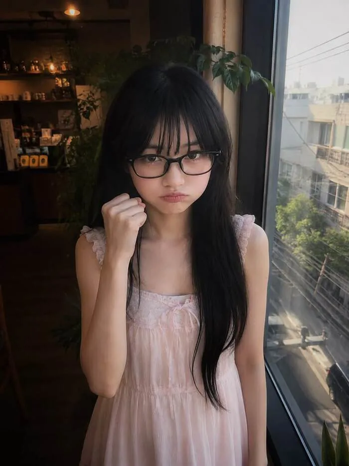 Ảnh gái xinh đeo kính dễ thương hot nhất