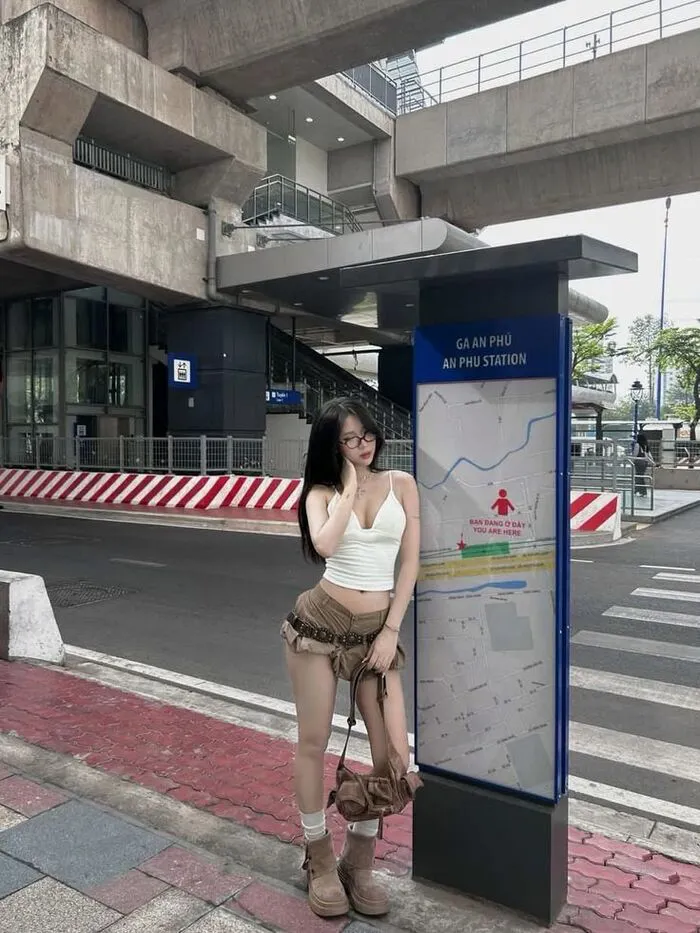 ảnh hot girl chân dài ngầu xinh