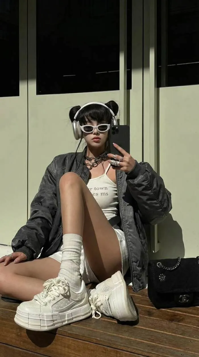 ảnh hot girl chân dài slay siêu chất