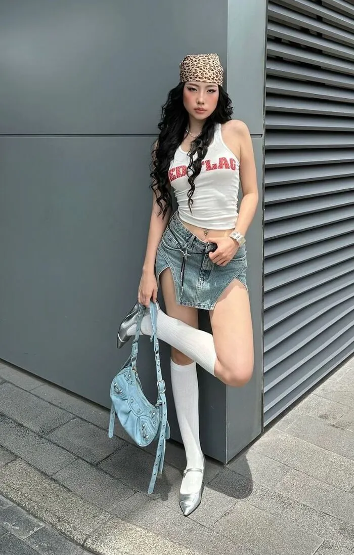 ảnh hot girl chân dài
