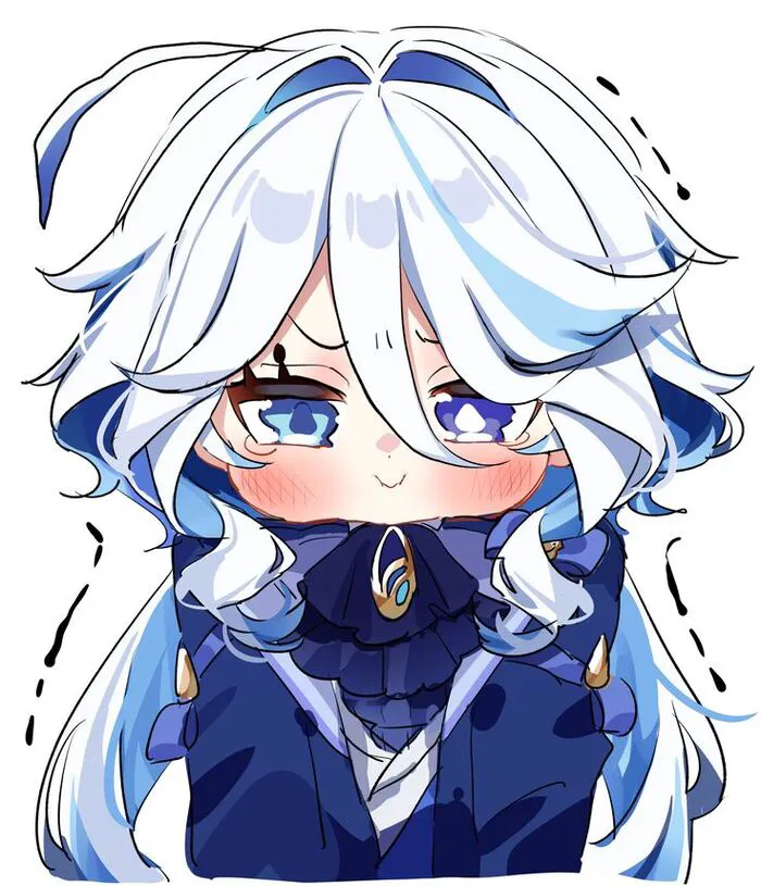 furina chibi cực đáng yêu furina chibi cực đáng yêu
