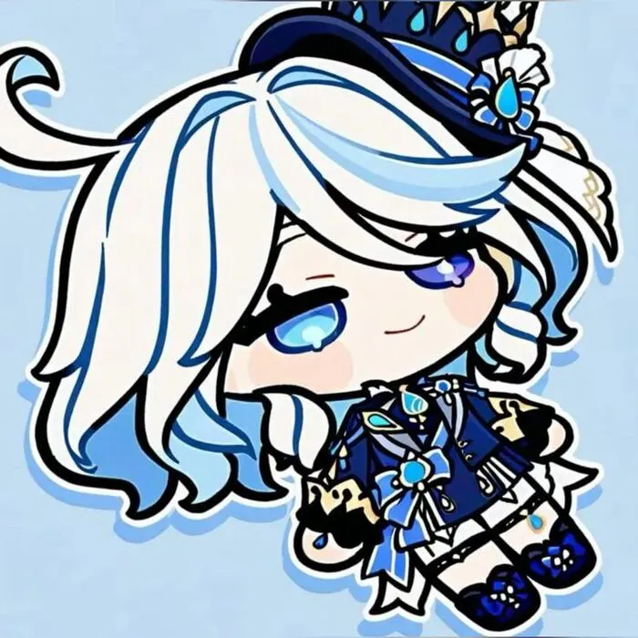 furina chibi cực đẹp furina chibi cực đẹp