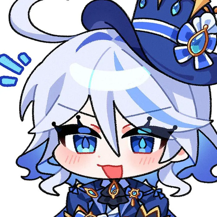 furina chibi siêu đáng yêu furina chibi siêu đáng yêu