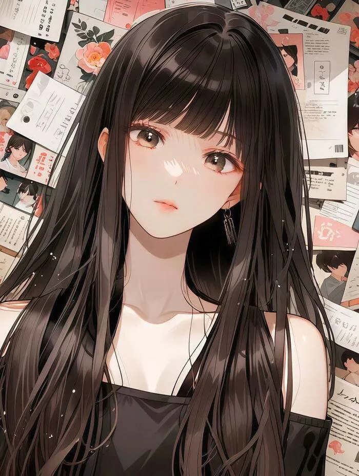 gái xinh anime mắt to long lanh