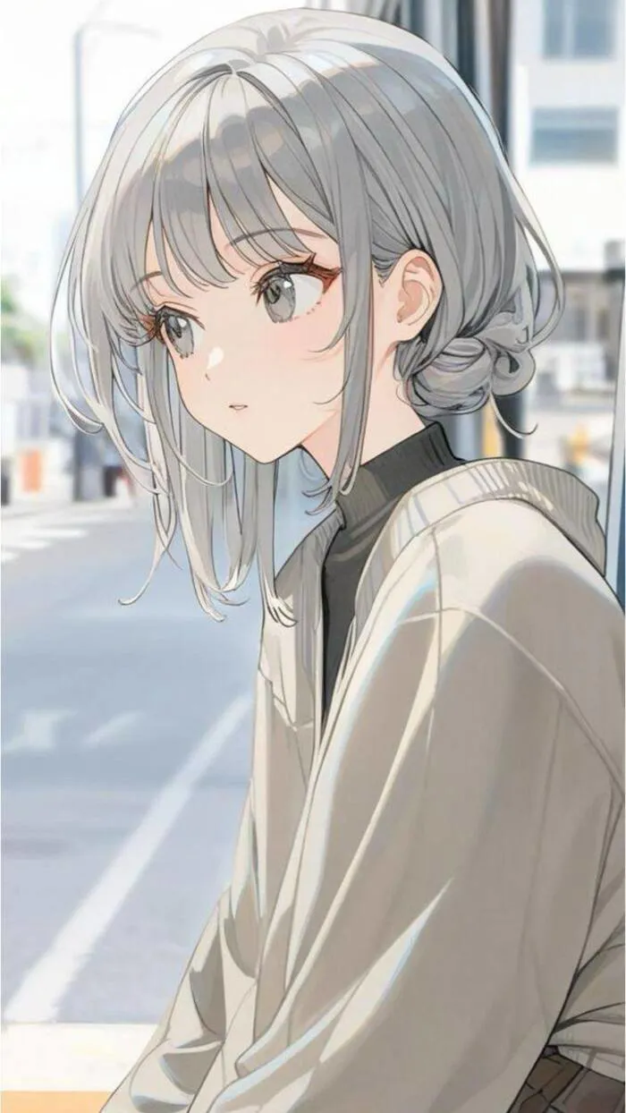 gái xinh anime nền hoa anh đào