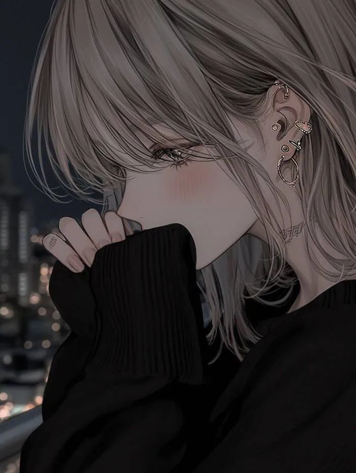 gái xinh anime thần thái nhẹ nhàng