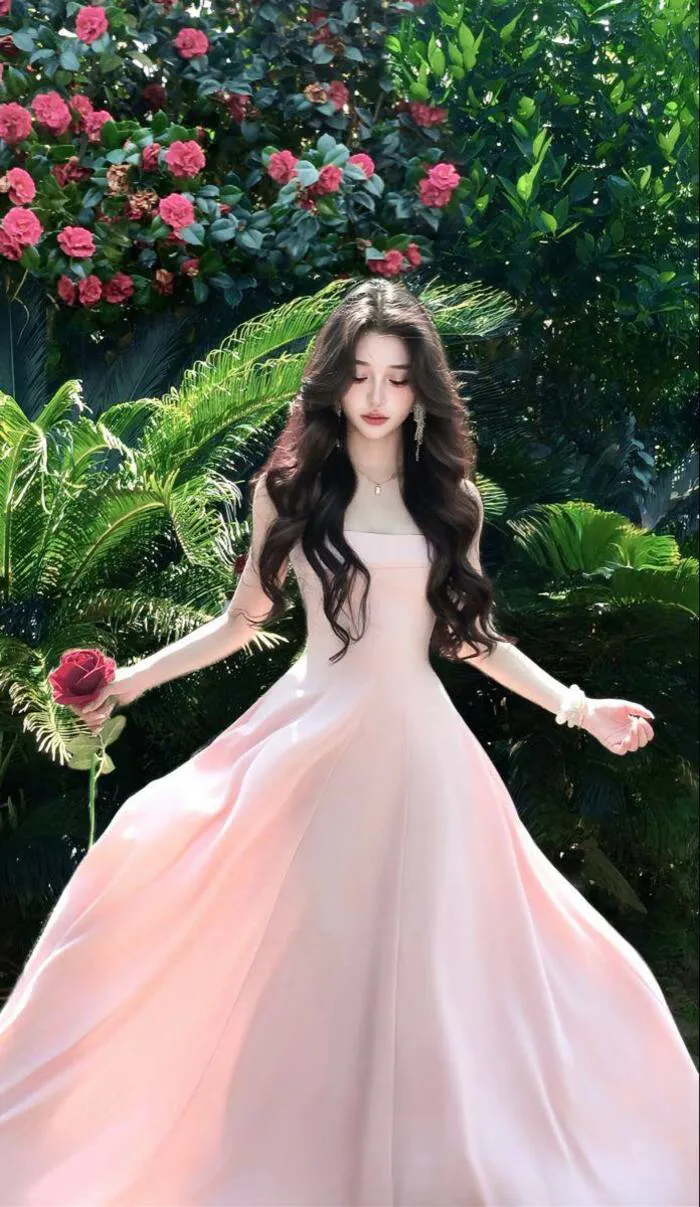 gái xinh mặc pinky điệu