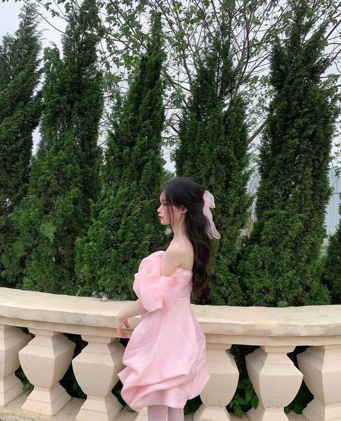 gái xinh mặc pinky style hàn quốc