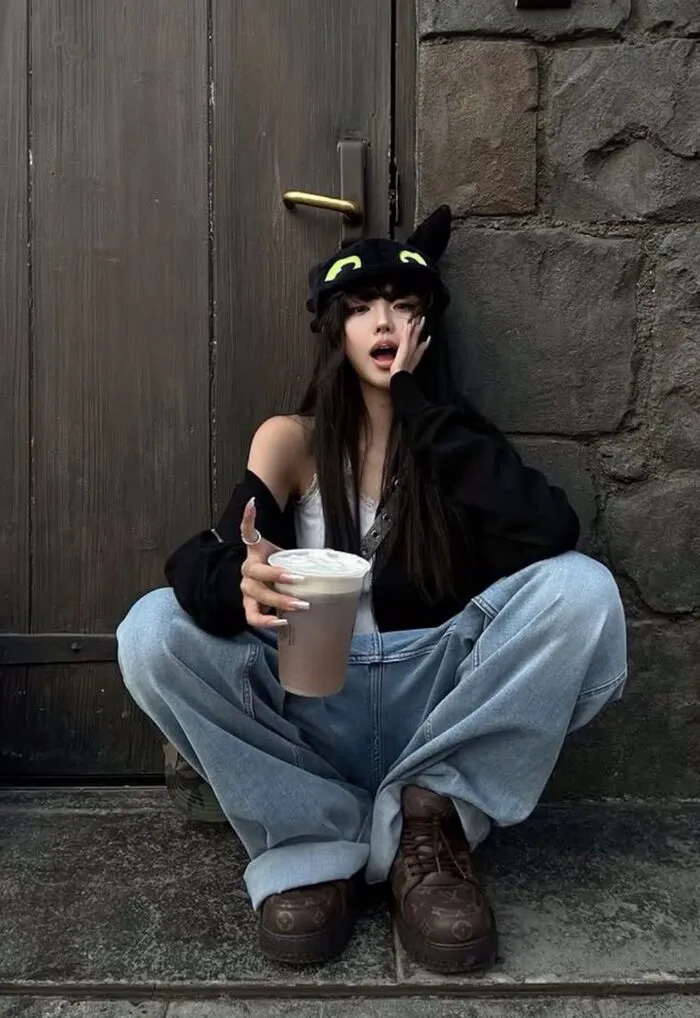 gái xinh ngầu ánh sáng hoàng hôn