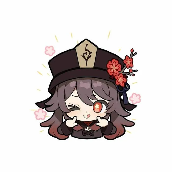 hình ảnh hutao chibi wink hình ảnh hutao chibi wink