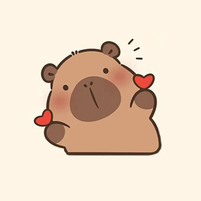 hình capybara chibi cuti hình capybara chibi cuti
