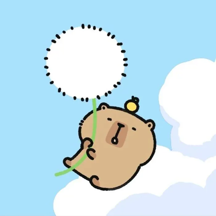 hình capybara chibi mơ hình capybara chibi mơ