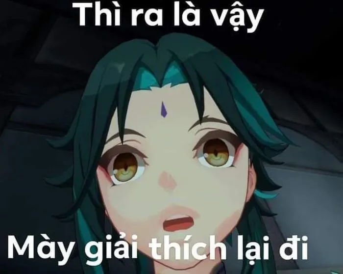 meme chửi nhìn chán nản