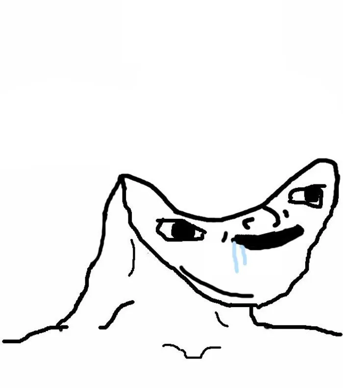 meme face nhìn vô định