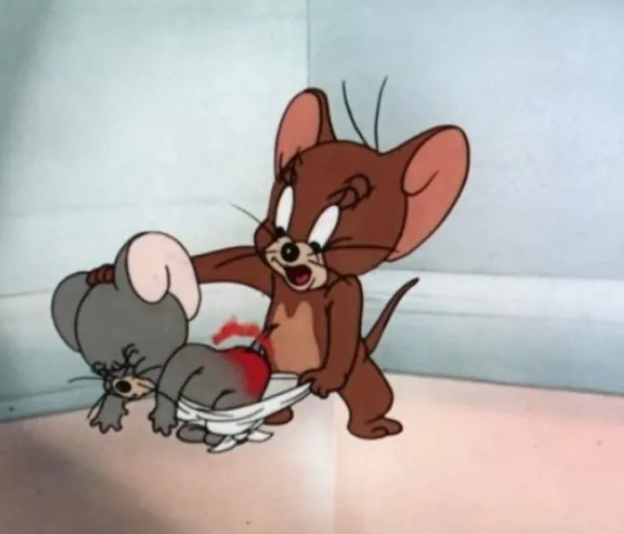 meme jerry mắt tròn